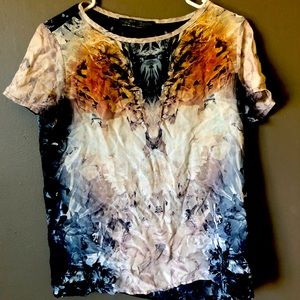 All saints silk top